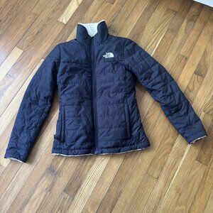 The North Face Women's Mossbud Insulated Reversible Jacket Black /White Size XS